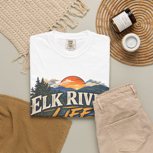 Elk River Life West Virginia Comfort Colors T-Shirt