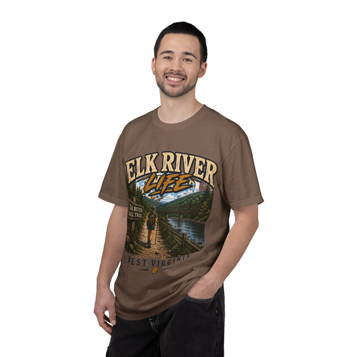 Elk River Life West Virginia Comfort Colors T-Shirt