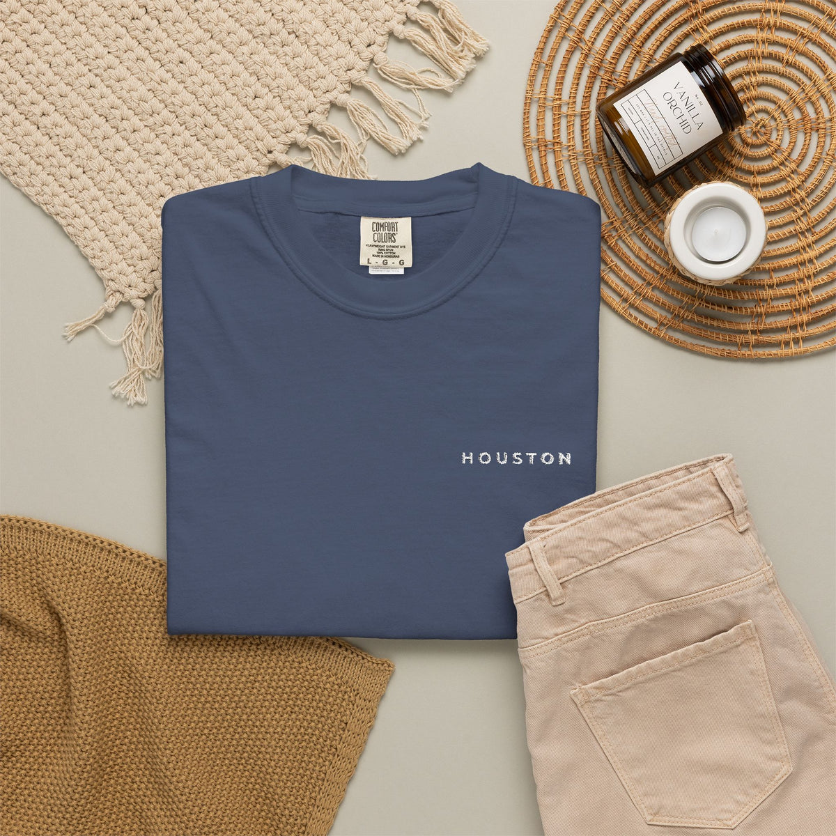 Houston Shirt, Minimalist H-Town tee, Embroidered Houston Shirt, Houston Texas Apparel, Modern City Gift