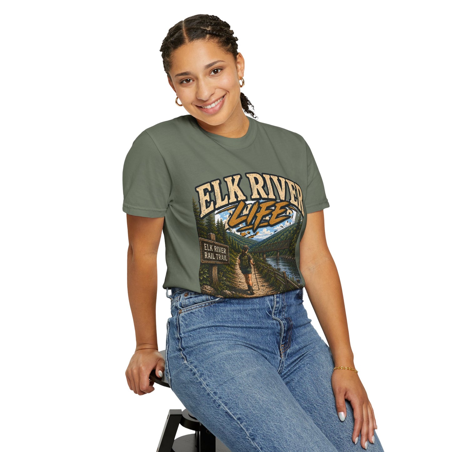 Elk River Life West Virginia Comfort Colors T-Shirt