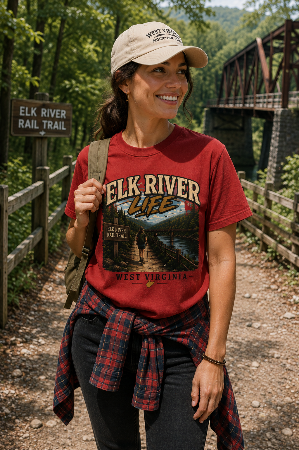 Elk River Life West Virginia Comfort Colors T-Shirt