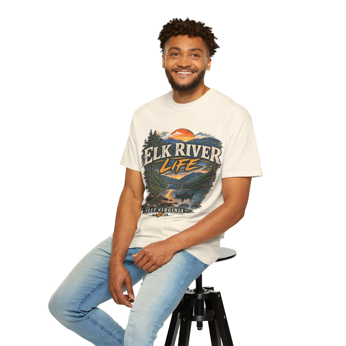 Elk River Life West Virginia Comfort Colors T-Shirt