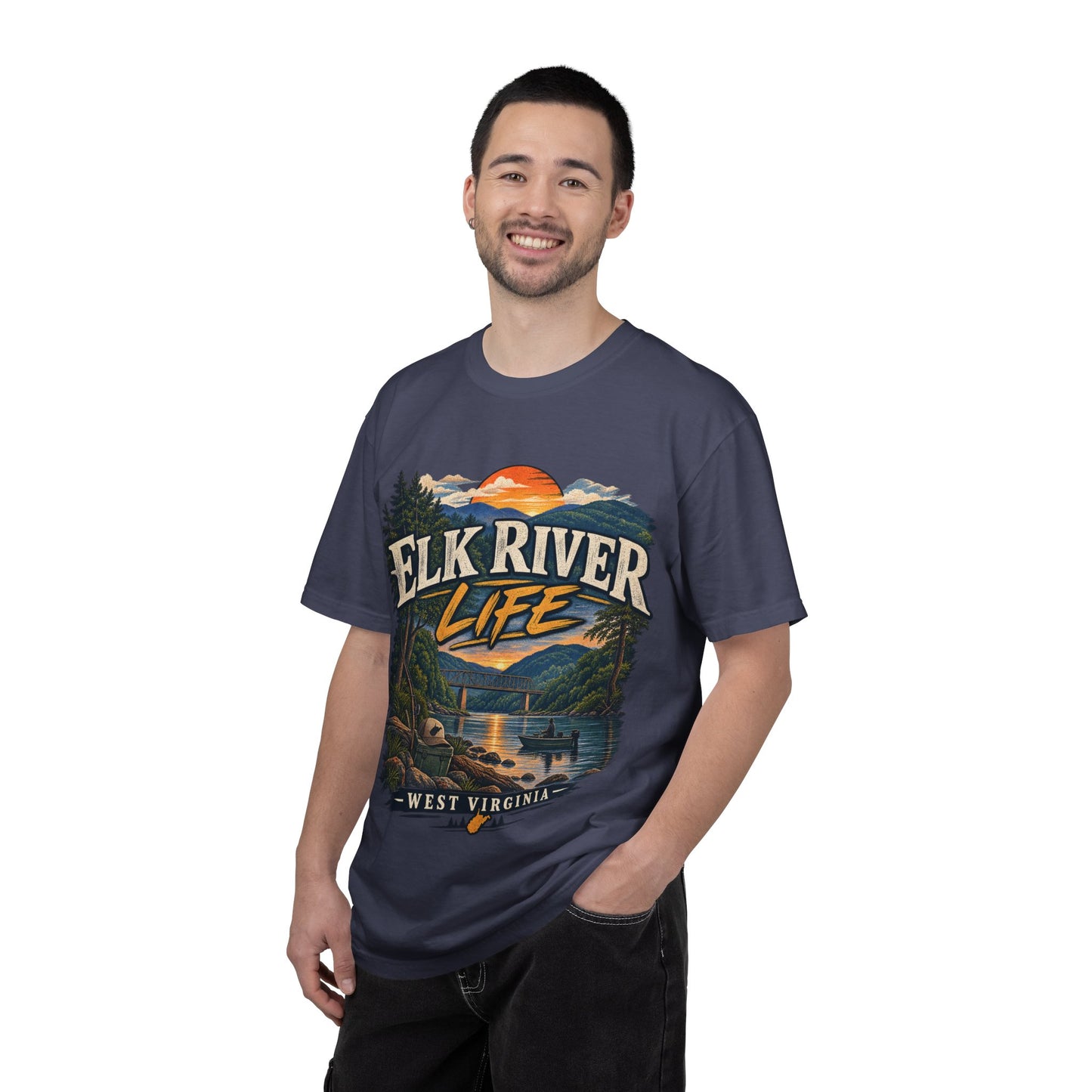 Elk River Life West Virginia Comfort Colors T-Shirt
